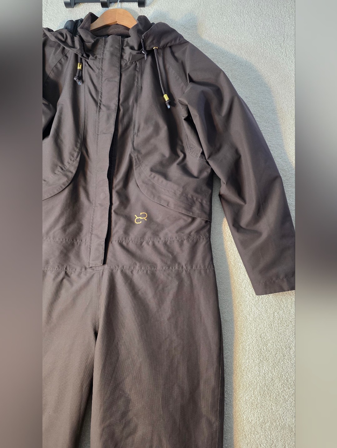 Redingote Insulated Jumpsuit 4.0 Chocolate Equestrian Riding Gear Womens L — image 2 of 8